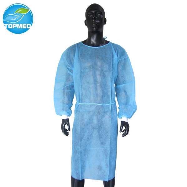 disposable blue isolation gown doctor robe,medical protective isolation gown